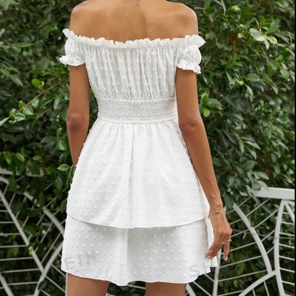 White Flowy Dress - Picture 2 of 3